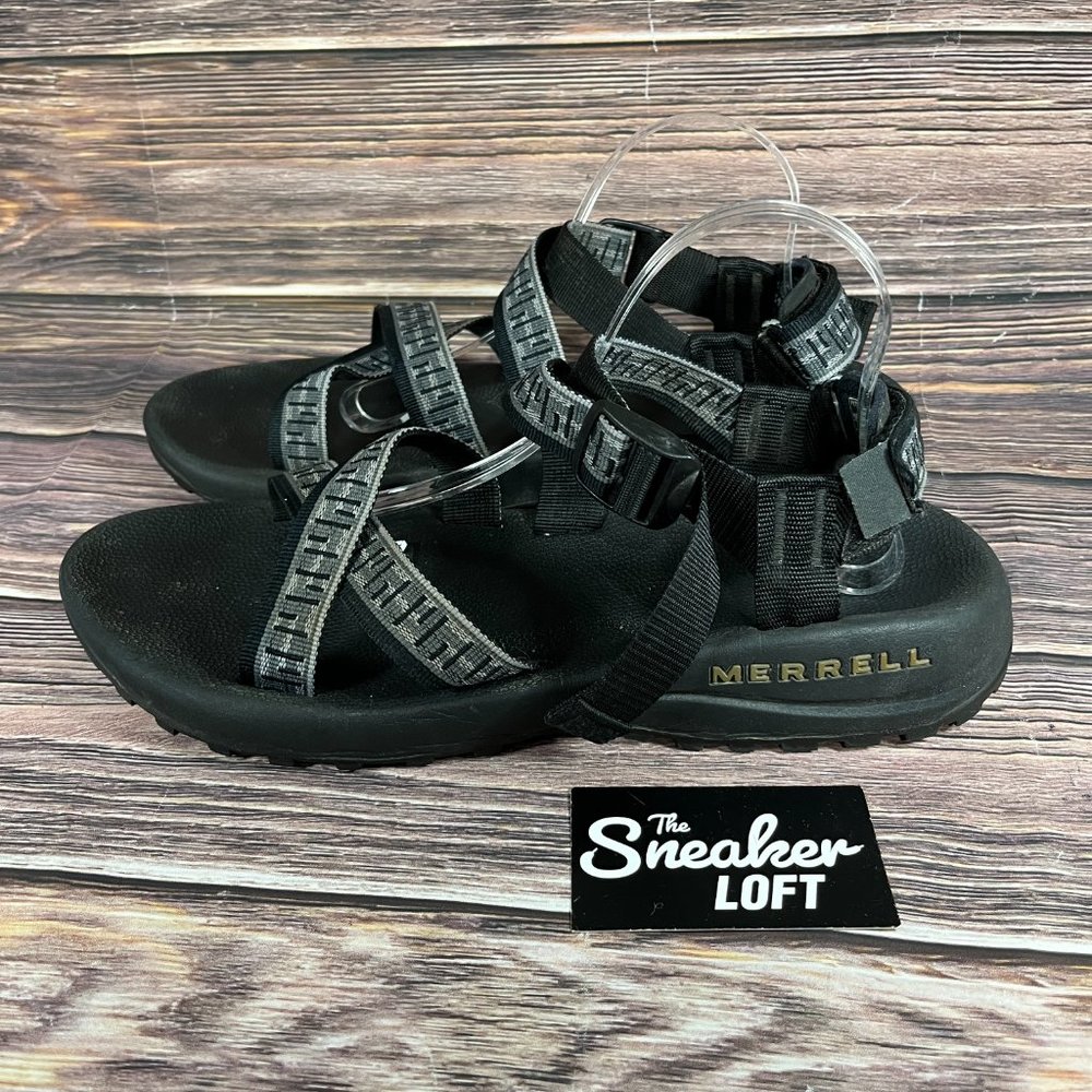 Merrell Men's‎ Black Strap Hiking Sandals - Picture 3 of 8